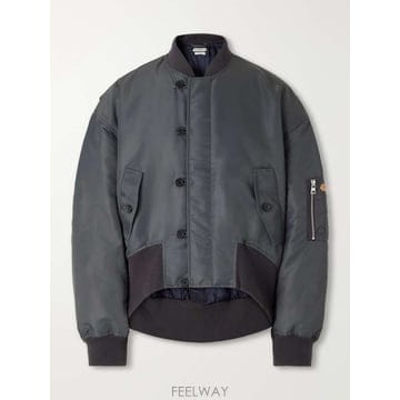 JW 앤더슨 RIBTRIMMED 쉘 봄버 자켓 JK0429-PG18 B0082331848
