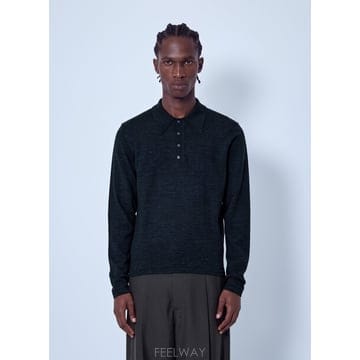 26 F/W 르메르 LS 니트 폴로 탑 TS0031 LK1072 BK B0112330974