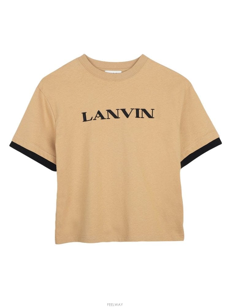 Lanvin ���� �ΰ�-������̵� CONTRASTTRIM Ƽ���� (KIDS ��ǰ B0302331648���� �ΰ�-������̵� CONTRASTTRIM Ƽ���� (KIDS ��ǰ B0