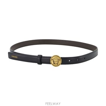 26 F/W 베르사체 H20 벨트 VERSACE 레더 블랙 10268 B0732320763
