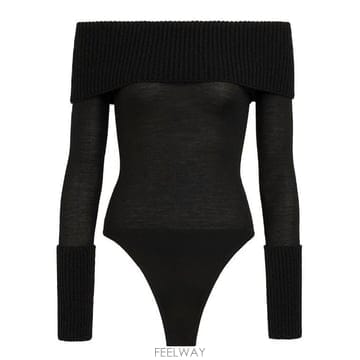 26 F/W 알라이아 오프-숄더 바디 멀티 GAUGE 메리노 AA9B B0742311794