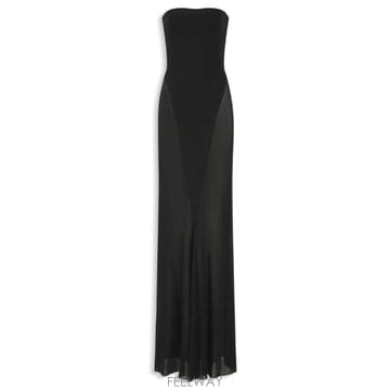 26 F/W 알라이아 뷔스티에 드레스 OPAQUE 저지 AA9R321 B0742311799