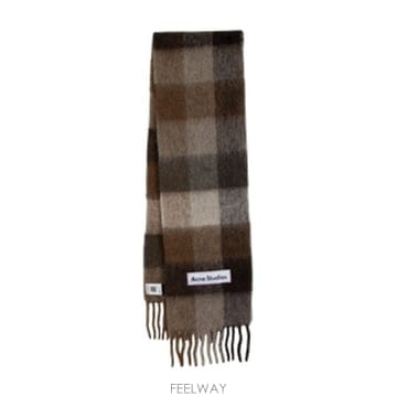 25 F/W 아크네 스튜디오 스카프 ACNE STUDIOS 울 브라운 B0731774581