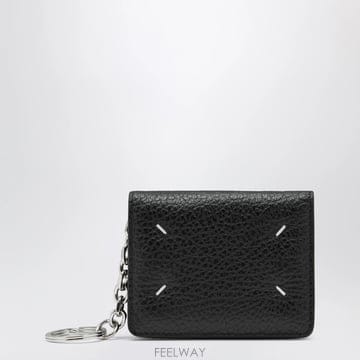26 F/W 메종 마르지엘라 블랙 지갑 WITH 키 홀더 인 그레인  B0052331990