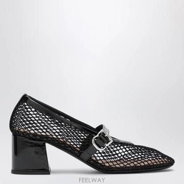 26 F/W 알라이아 블랙 메쉬 마리 제인 55 펌프스 AA3A200 B0052332011
