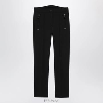 26 F/W 몽클레어 블랙 트라우저 인 스트레치 테크니컬 패브릭 2A B0052332034