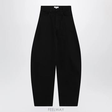 26 F/W 알라이아 블랙 데님 와이드 레그 진 AA9P1443D00 B0052332079