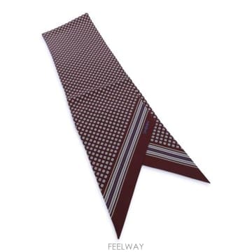 26FW 생로랑 머플러 스카프 868256 3Y0016188 BURGUNDY