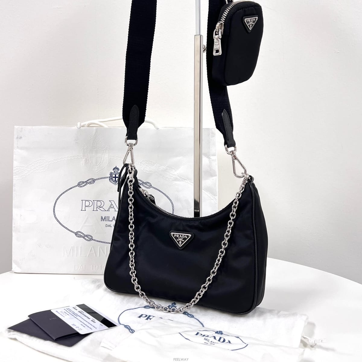PRADA ����� ���Ϸ� ��Ƽ �׼��� ȣ���� ũ�ν��� ���� (1BH204)����� ���Ϸ� ��Ƽ �׼��� ȣ���� ũ�ν��� ���� (1BH204