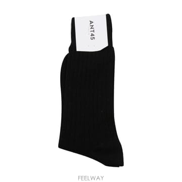 [S27]ANT45 FILO SHORTK01 남성 삭스 캐주얼 양말 로고 패션잡화 BLACK COTTON B