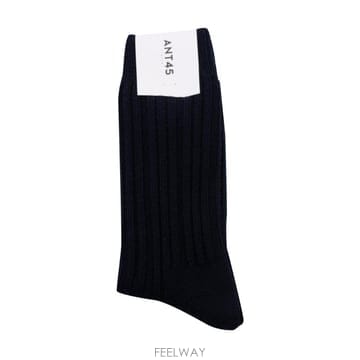 [S27]ANT45 CASHWOOL SHORTC01 남성 삭스 캐주얼 양말 로고 패션잡화 BLACK COTT