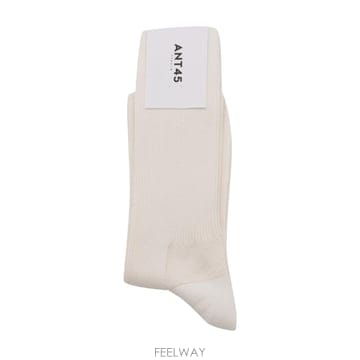 [S27]ANT45 BURANO SHORTW01 남성 삭스 캐주얼 양말 로고 패션잡화 WHITE COTTON