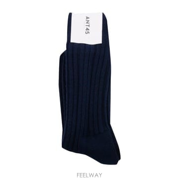 [S27]ANT45 TINO SHORTC01 남성 삭스 캐주얼 양말 로고 패션잡화 BLUE COTTON SO