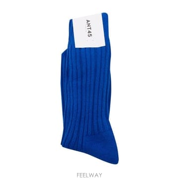 [S27]ANT45 TINO SHORTC71 남성 삭스 캐주얼 양말 로고 패션잡화 BLUE COTTON SO