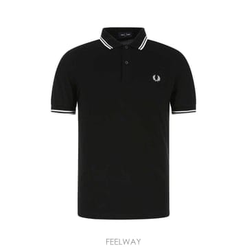 [X45]프레드 M3600 350 남성 폴로 피케셔츠 Black piquet polo shirt