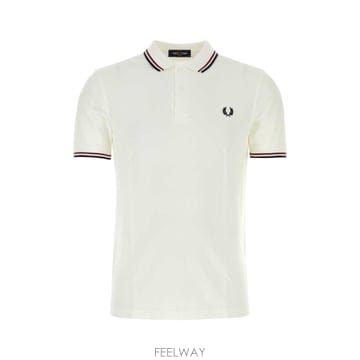 [X45]프레드 M3600 T60 남성 폴로 피케셔츠 White piquet polo shirt