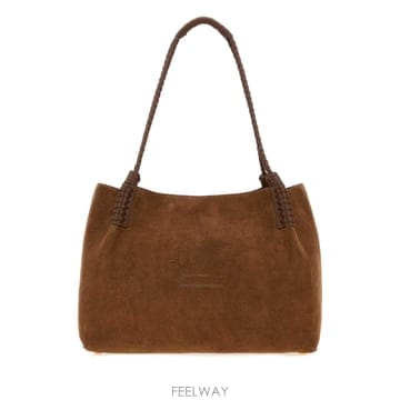 [X45]에트로 WP1D0038AP343 M0453 여성 토트백 쇼퍼백 탑핸들백 핸드백 Brown suede