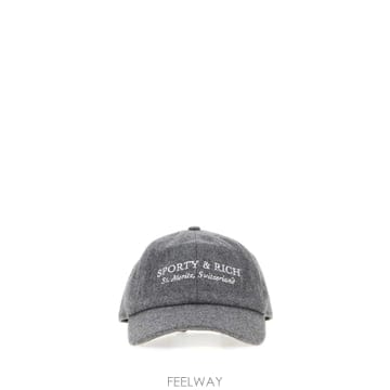 [X45]스포티앤리치 AC08082326GY34 4161 여성 모자 버킷햇 비니 캡 Grey flannel 