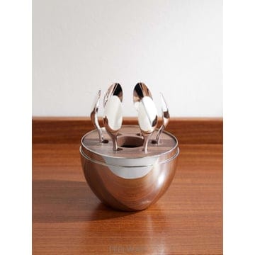CHRISTOFLE MOOD 커피 셋 오브 SIX 실버플레이트 ES B0080494507