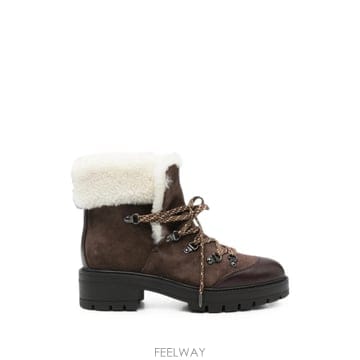 아쿠아주라 Val dIsere shearling trim ankle boots 12296538489096 T