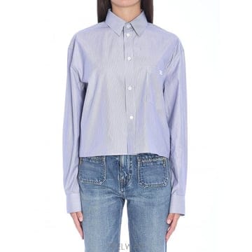 Celine triomphe cropped chemise 2C837830W01NQ TP578886109