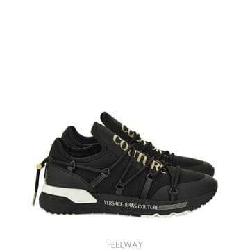 26 FW 베르사체 로고 프린트 레이스업 스니커즈 79YA3SA6ZS915 TP458997456