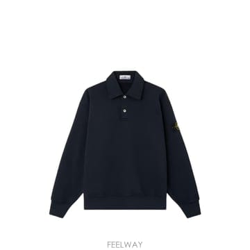 인더샵 STONE ISLAND 스톤아일랜드 블루 폴로 셔츠