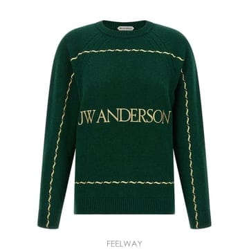 인더샵 JW ANDERSON JW 앤더슨 그린 니트