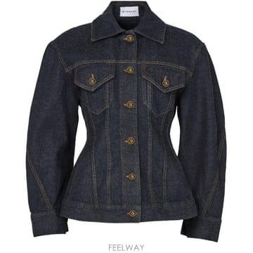 Givenchy ���Ϲ߼� ����� Cinched jacket in raw denim���Ϲ߼� ����� Cinched jacket in raw denim