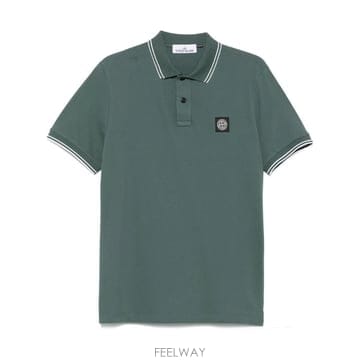 당일배송 스톤아일랜드 피케 조직 폴로 셔츠