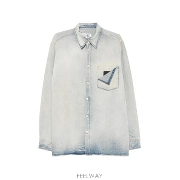 26FW MM6 메종마르지엘라 셔츠 M30055 SH2DT0062 970 BLUE