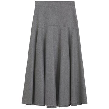 26FW 보스 미디 스커트 50568806 081 GREY