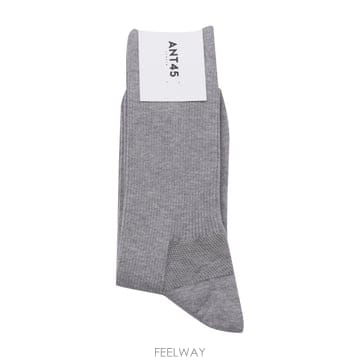 ANT45 그레이 코튼 양말 BURANO SHORTW71 B0482327385