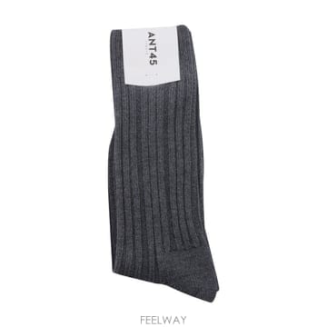 ANT45 그레이 COTTONWOOL 블렌드 양말 CASHWOOL  B0482327393