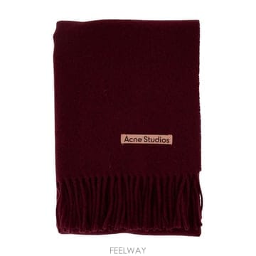25 F/W 아크네 스튜디오 스카프 ACNE STUDIOS 울 버건디 B0731776078