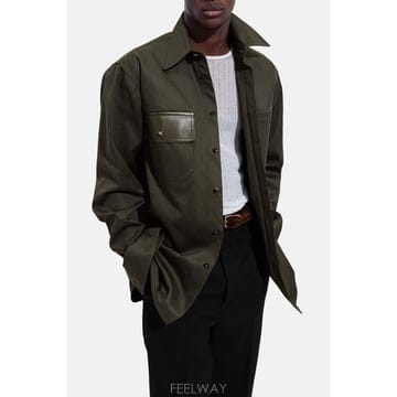 26 F/W 보테가 베네타 코튼 개버딘 오버셔츠 A0040ZV7BG0 B0032332769