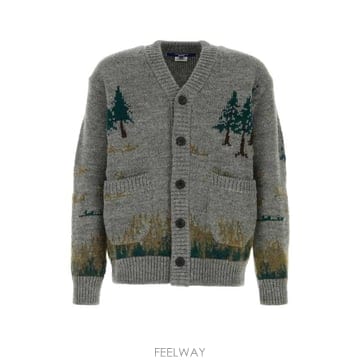 26FW 와타나베 준야 스웨터 WRN006W26 TOPGREY Printed