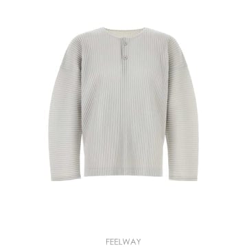 26FW 옴므 플리세 이세이 미야케 스웨터 HP68JK093 13 Grey
