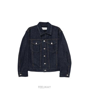 드리스반노튼 button down denim jacket 12296540913928 TP725716460