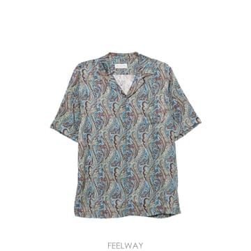 드리스반노튼 paisley print short sleeve shirt 12296537276680 TP725