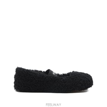 MOON BOOT Moon Boot shearling logo strap ballet flats 12296552415496 TMoon Boot shearling logo strap ballet flats 1229655241