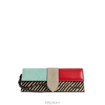 Jacquemus ��ũ���� colour block zebra print clutch bag 12296547238152 TP72��ũ���� colour block zebra print clutch bag 122965472