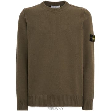26 FW 스톤아일랜드 남성 로고 코튼 크루넥 스웨터 84I 3FL034 TP725700576