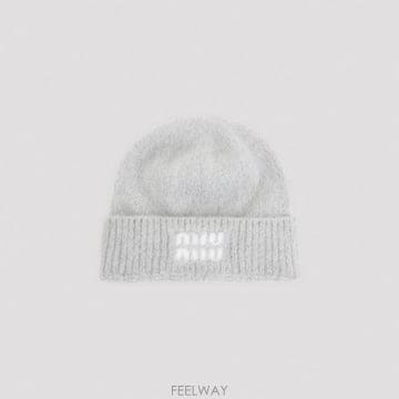 미우미우 비니 in 모헤어 블렌드, Grey 5HC3782CQDF0031 TP581738920
