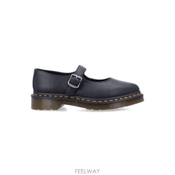 26FW Dr  Martens Dr  Martens Elphie MJ 블랙 레더 Mary Jane 슈즈 40