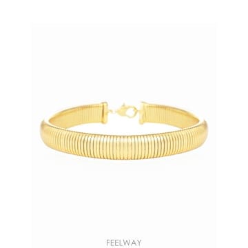 26SS 페데리카 토시 Cleo 목걸이 with Clasp Fastening in 18K 골드톤 Plated