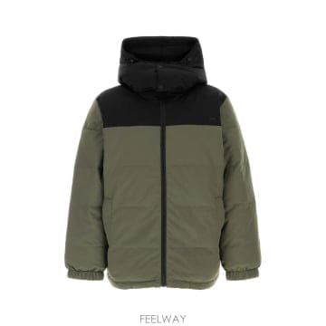 25FW A P C  Sage 그린 스트레치 폴리에스터 리버시블 패딩 자켓 PSALJH30208TJZ TP5