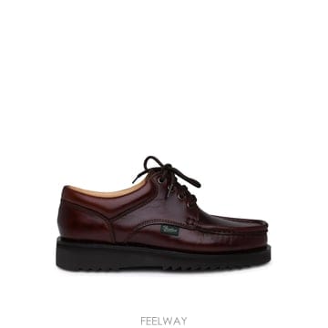 26FW 파라부트 슈즈 DA BARCA THIERS IN 가죽 LISCIA 786401MARRON TP581