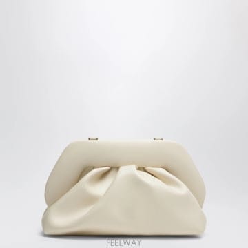 더모아레 클러치 파우치 White