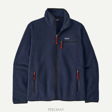 파타고니아 레트로 파일 플리스 자켓 블루